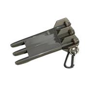 Custodia Per Freccette Scatola for freccette in plastica trasparente e resistente con portachiavi for punte morbide frecce inferiori a 7 mm. Accessori for portatili for la conservazione delle(Gray)