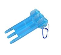 Custodia Per Freccette Scatola for freccette in plastica trasparente e resistente con portachiavi for punte morbide frecce inferiori a 7 mm. Accessori for portatili for la conservazione delle(Blue)