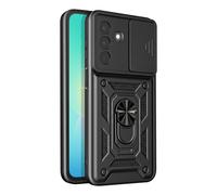 Custodia per Galaxy A27 con Anello Supporto e Copertura Fotocamera Scorrevole
