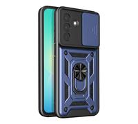 Custodia per Galaxy A27 con Anello Supporto e Copertura Fotocamera Scorrevole
