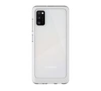 Custodia per Galaxy A41 semirigida in plastica antiurto, Trasparente