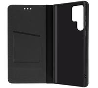 Custodia per Galaxy S22 Ultra in Pelle con Porta-carte Forcell Smart Pro - Nera