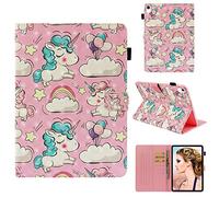 Custodia per Galaxy Tab A 7.0 T280, con supporto e scomparti per carte di credito, chiusura magnetica, custodia protettiva in pelle PU per Samsung Galaxy Tab A 7.0 T280/T285 Pink Unicorn iPad Pro 11