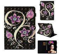 Custodia per Galaxy Tab A 7.0 T280, con supporto e scomparti per carte di credito, chiusura magnetica, custodia protettiva in pelle PU per Samsung Galaxy Tab A 7.0 T280/T285 Flower iPad Pro 11