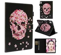 Custodia per Galaxy Tab A 7.0 T280, con supporto e scomparti per carte di credito, chiusura magnetica, custodia protettiva in pelle PU per Samsung Galaxy Tab A 7.0 T280/T285 Ghost head iPad Pro 11