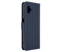 Custodia per Galaxy Xcover 6 Pro vera pelle portacarte supporto blu