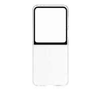 Custodia per Galaxy Z Flip6 in morbido silicone antiurto, Trasparente