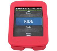 Custodia per Garmin Edge 520 - Garmin Edge 520 Custodia protettiva - Custodia in silicone + pellicola protettiva GPS accessori per computer bici (rosso)