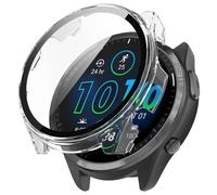 Custodia per Garmin Forerunner 965, Difficile pc Case con Vetro Protettiva per Schermo, Anti-graffio, Anti-polver, Cover per Garmin Forerunner 965