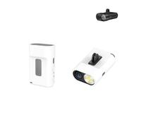 Custodia per Garmin Varia Vue Headlight Camera, Yystao Silicone Cover Compatibile con Garmin Varia Vue - Antiurto, Antipolvere, Impermeabile, Bianco