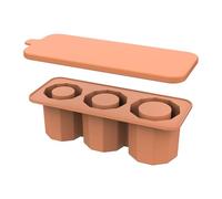 Custodia per ghiaccio facile da pulire, pratica ciotola per cubetti di ghiaccio per bevande fresche cilindri cavi, stampi per griglia di ghiaccio