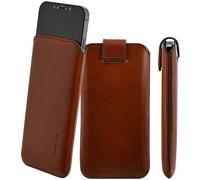Custodia Per Gigaset GX4 PRO Tasche Protezione Cover In Vera Pelle Con Flap