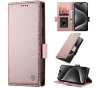 Custodia per Google Pixel 10/10Pro 5G, Custodia Portafoglio in Pelle con Cavalletto, Flip Folio Cover Compatibile con Google Pixel 10/10Pro 5G-Pink