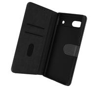 Custodia per Google Pixel 6a, Portacarte e Funzione Supporto Nera