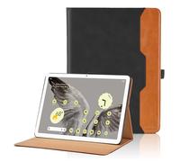 Custodia per Google Pixel Tablet 11 Pollici 2023 - Affari Pelle PU Case, Multi-Angli Supporto Pieghevole Cover Protettiva con Tasca - Nero