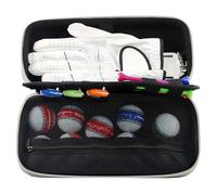 Custodia per guanti da golf, custodia per guanti da golf con modellatore, borsa portatile per marcatori di palloni sportivi, tee, strumenti divot, donne all'aperto