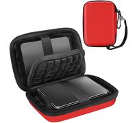 Custodia per hard disk da 2,5 pollici per WD My Passport, Seagate, Canvio - Compatibile con Elements, Backup Plus, Expansion 1TB-4TB - Rossa