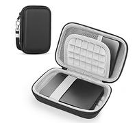 Custodia per Hard Disk Esterno TOSHIBA Canvio Basics/Western Digital WD Elements/Seagate HDD caso, Memoria Esterna Portatile Disco Esterno Protettiva Borsa Antiurto Rigida Cover Case (gray)