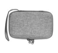 Custodia per hard disk in EVA resistente, colore grigio, portatile e dal design compatto, adatta alla maggior parte degli hard disk.