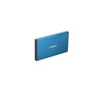 Natec Custodia esterna Rhino Go USB 3.0 per 2,5'' SATA Blu