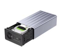 Custodia per HDD/SSD a doppio alloggiamento da 2,5/3,5 pollici, disco rigido esterno da 42 TB, spina UE