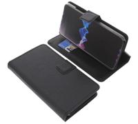 Custodia per HomTom HT37 Book-Style Protettiva Cellulare a Libro Nero