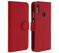 Custodia Honor 8A / Huawei Y6 2019 Portacarte Supporto Cover Silicone - Rosso