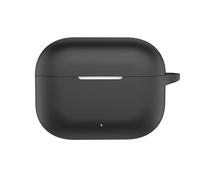 Custodia per HUAWEI FreeBuds SE 4 ANC, auricolari wireless, custodia protettiva in silicone, cover antiurto con moschettone (nero)