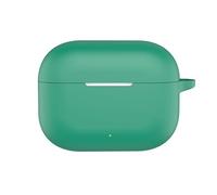 Custodia per HUAWEI FreeBuds SE 4 ANC, auricolari wireless, custodia protettiva in silicone, cover antiurto con moschettone (verde)