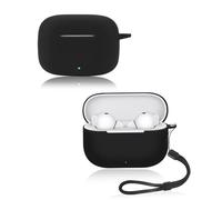 Custodia per Huawei FreeBuds SE 4 ANC, yystao morbido silicone cover compatibile con Huawei FreeBuds SE 4 ANC, con cordino, antipolvere, antiurto e durevole, nero