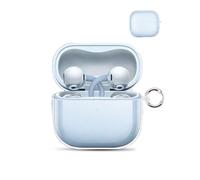 Custodia per Huawei FreeClip 2 senza fili, cover protettiva in TPU, con fibbia rotonda, protezione completa, trasparente