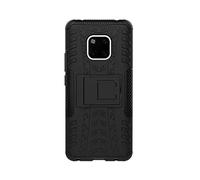 Custodia per Huawei Mate 20 PRO,Staffa Pieghevole Doppia Protezione Morbida e Dura Antiurto Antiscivolo Bumper per Huawei Mate 20 PRO Nero
