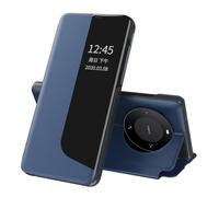 Custodia per Huawei Mate 60 Pro, custodia a libro in pelle con vista chiara, con funzione cavalletto, finestra intelligente, rigida, antiurto, custodia protettiva per Mate 60 Pro, custodia trasparente