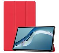 Lobwerk Cover per Huawei MatePad PRO 2021 12.6 Tablet Custodia Sottile con Funzione Funzione Auto Sleep/Wake Rosso
