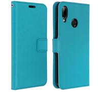 Custodia per Huawei P20 Lite tipo Portafoglio Stile Vintage Turchese