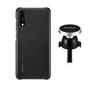 Custodia per Huawei P20 rigida e compatta con supporto magnetico per auto