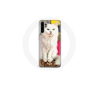 Custodia per Huawei P30 Pro Turco di Van Chat Bianco con occhi blu e gialli