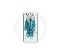 Custodia per Huawei P8 Lite 2017 Sogni Infranti Blu Sfondo Bianco