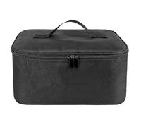 Custodia per il trasporto dello smalto, a doppio strato, adatta per lampade e flaconi per asciugacapelli, borsa organizer per smalto con divisori regolabili per set manicure (borsa per kit ceretta