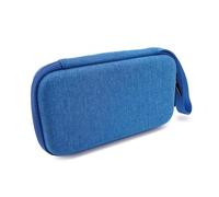 Custodia per il trasporto di penne per bambini con esterno protettivo interno in peluche sicuro e maniglia portatile, Blu