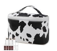 Custodia per il trucco, borsa da viaggio con stampa mucca | Organizer per borsa per il trucco impermeabile, borsa da viaggio di grande capacità per la cura della pelle, shampoo, Tromba quadrata