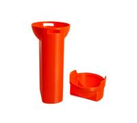 Custodia per Insta 360 X5 Action, scatola di immagazzinamento, custodia per fotocamera, design con coperchio a scatto, guscio rigido, organizzatore di supporto per l'immagazzinaggio (arancione)