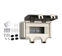 Custodia per interruttore di circuiti esterni con serratura sicura, inclusa custodia resistente agli urti per applicazioni elettriche esterne, scatola impermeabile elettrica