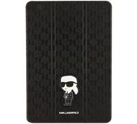 Custodia per iPad 10.2 Karl Lagerfeld Saffiano Monogram Nera