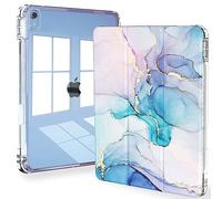 Custodia per iPad 10a generazione da 10,9 pollici, Feams Slim Lightweight Trifold iPad 10.9 Custodia trasparente posteriore trasparente con portamatite e spegnimento automatico per iPad 10a