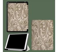 Custodia per iPad 6ª/5ª gen 2018/2017 9,7", cover protettiva sottile e leggera con portapenne, supporto a tre ante e funzione sospensione/riattivazione automatica,Botanico Vite
