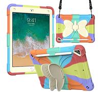 Custodia per iPad 9,7 Pollici (6°/5ª Generazione, Modello 2018/2017) con Protezione, Custodia Antiurto, 360 Gradi Rotante Supporto