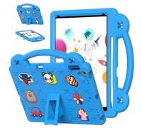 Custodia per iPad 9a 8a 7a generazione, iPad 10.2 pollici 2021/2020/2019 Adatto ai bambini, maniglia con supporto, simpatico cartone animato fai da te, copertura protettiva per tablet leggera in