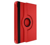 Custodia per iPad A16 / 10.9 2022 copertina supporto rotante 360 rossa