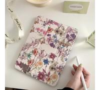 Custodia per iPad Air5 4 10.9 custodia Pro11 12.9 Mini6 2019 10.2 9th 10th 2022 generazione con supporto per Slot per matita copertura floreale a farfalla